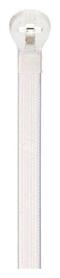 TY-RAP Cable Tie: 7 1/2 in Nominal Lg, 1 3/4 in Nominal Max. Bundle Dia., 0.18 in Wd, Std, 100 PK (MPN TY525M). Key specifications — Outdoor Use: No; Color: Natural; Brand: TY-RAP.