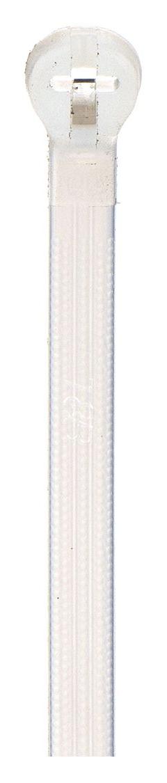 TY-RAP Cable Tie: 7 1/2 in Nominal Lg, 1 3/4 in Nominal Max. Bundle Dia., 0.18 in Wd, Std, 100 PK (MPN TY525M). Key specifications — Outdoor Use: No; Color: Natural; Brand: TY-RAP.