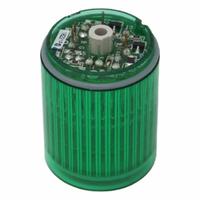 PATLITE Tower Light Module: Steady, 24V DC, Green, 30 mm Overall Dia, 35 mm Overall Ht, MP/MPS (MPN B72100182-3F1). Key specifications — Brand: PATLITE; Compatible with Series: MP/MPS; Lens Color: Green; Operating Voltage: 24V DC; Manufacturer Part Number: B72100182-3F1.