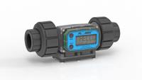 FLOMEC Electronic Flowmeter: Electronic Flowmeter, Turbine, 1 in FNPT, 1 in Connection Size, FNPT (MPN G2P10NQ9GMA). Key specifications — Product Type: Electronic Flowmeter; Rotor Material: PVDF; Accuracy %: +/-1% (With Computer); Output Type: 4-20 mA; Brand: FLOMEC; Unit Of Measure: Gallons; Display Type: Digital; Termination: Not Listed.