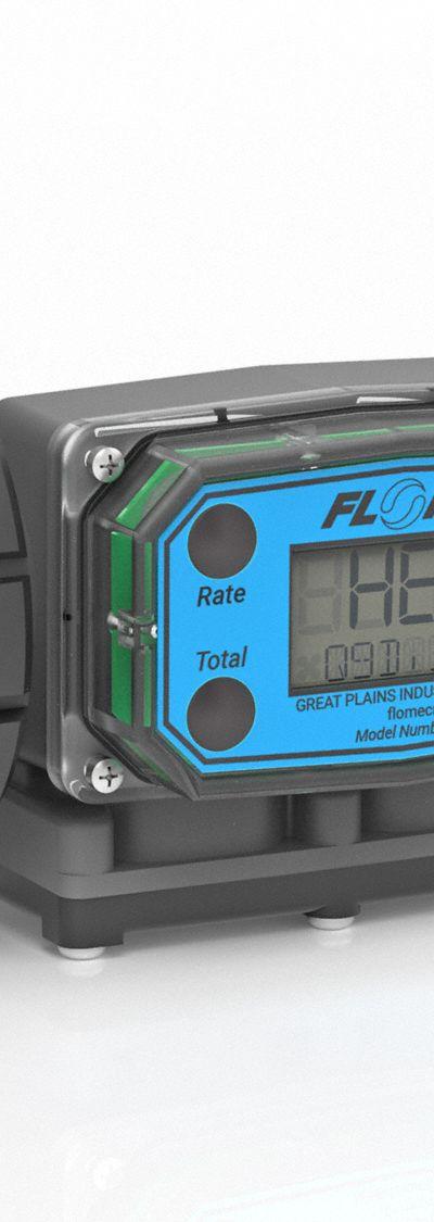 FLOMEC Electronic Flowmeter: Electronic Flowmeter - Inline Turbine Flowmeters with Totalizers for Water