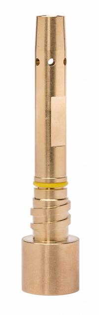 LINCOLN ELECTRIC Extended Reach Gas Diffuser: Magnum Pro, Extended Reach (MPN KP3360-1). Key specifications — Brand: LINCOLN ELECTRIC; For Contact Tip Series: Magnum Pro 350A; Diffuser to Tip Relationship: Extended Reach; Connection Type: Threaded; Gas Diffuser Number: KP3360-1.