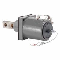 Single Pole Receptacle: Gray, Straight 45° Clevis Pin Mating, Two-Hole Bus Bar Termination, 1,135 A (MPN 49MR2-XGY). Key specifications — Series: 49; Receptacle Gender: Male; Brand: LEVITON.