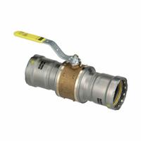 VIEGA MEGAPRESS Manual Two-Way Ball Valve: 2 in, Bronze, Straight, 125 psi Max. Pressure (CWP), PTFE (MPN 30625). Key specifications — Brand: VIEGA MEGAPRESS; Handle: Locking Lever.