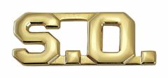 HEROS PRIDE Metal Rank Insignia: S.O., 1/2 in, Gold, Metal, Clutch Pin, Rank Insignia, 1 PR (MPN 4321G). Key specifications — attr1074238: Clutch Pin; attr188498: 1/2 in; attr188499: Gold; attr188500: Metal; attr188503: S.O.; attr193746: HEROS PRIDE.