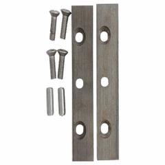 WILTON Serrated Jaw Inserts: Steel, For 4 in Vise Jaw Wd, CBV-100/SBV-100 (MPN 2900300). Key specifications — attr867043: CBV-100; attr663946: WILTON; attr923123: Steel.