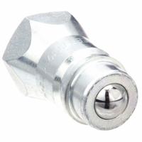 PIONEER Hydraulic Quick Connect Hose Coupling: 1/2 in Coupling Size, Steel, 45.42 lpm Max. Flow Rate (MPN 8010-4). Key specifications — Body Material: Steel; Valve Type: Ball; Thread Size: 1/2"-14; Brand: PIONEER.