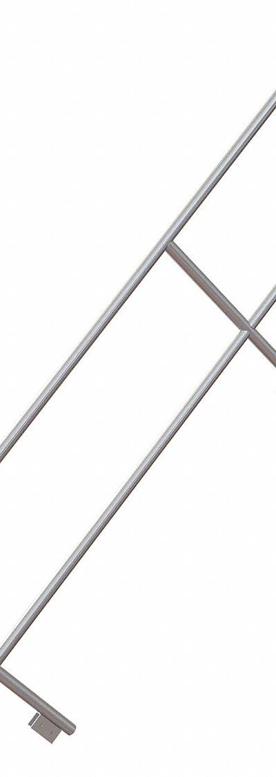 TRI-ARC Platform Handrail: 3 ft Overall Ht - Stairway Handrails