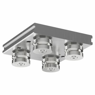 HEPCOMOTION Carriage: For 76 mm Rail Wd, Roller, GV3 Std Carriage, 54.7 mm Carriage Ht - HepcoMotion GV3 Roller Carriages