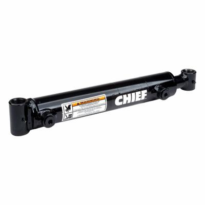 CHIEF Welded Hydraulic Cylinder: 5 in Bore Dia., 42 in Stroke Lg, 53 in Retracted Lg - Cross-Tube Mount Welded Hydraulic Cylinders