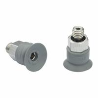 SCHMALZ Vacuum Pad Assembly: M5, 13.2 mm Pad Dia, NBR, 55 A, Gray, 13.6 mm Pad Ht (MPN 10.01.01.14154). Key specifications — attr1019168: 55 A; attr1019165: 10.01.01.14154; attr1019167: SCHMALZ; attr1019180: Gray.