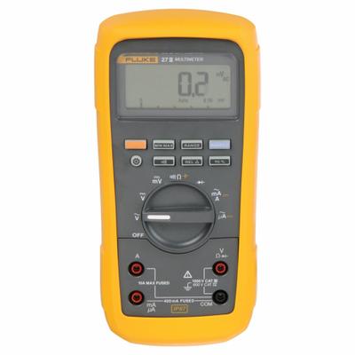 FLUKE Digital Multimeter: Avg, CAT III 1000V/CAT IV 600V, 1,000 V Max AC Volt Measurement - Advanced Feature Multimeters