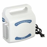 WELCH Piston Air Compressor/Vacuum Pump: 0.033 hp, 1 Phase, 115V AC, 33 psi Max Continuous Pressure (MPN 2511B-01). Key specifications — attr50761: 115V AC; attr50712: WELCH; attr51763: 1.
