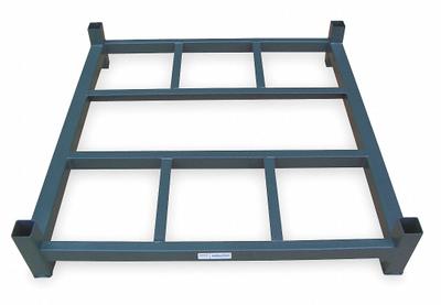 APPROVED VENDOR Stack Rack Base: 42 in x 60 in x 7 in, Open Decking, 4,000 lb Load Capacity - Open-Deck Stack Rack Bases