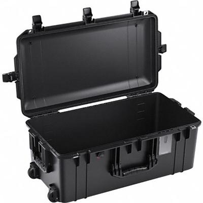 PELICAN Protective Case: 12 1/4 in x 24 1/2 in x 10 1/4 in Inside, No Foam, Black - Lightweight Suitcase-Style Cases