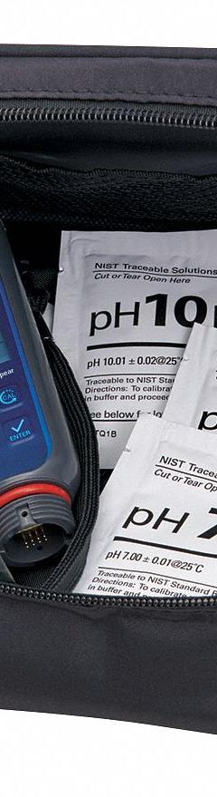 THERMO SCIENTIFIC pH Meter: pH, Meter, Batteries/Lanyard, Reagents Sold Separately, ±0.02 pH (MPN ELITEPHSPEARKIT). Key specifications — pH Accuracy: ±0.02 pH; Temp Compensation: Manual; Measurement Components Included: Meter; Reagents and Solutions Included: Reagents Sold Separately; Test Parameters: pH; Other Accessories Included: Batteries; Manufacturer Part Number: ELITEPHSPEARKIT.