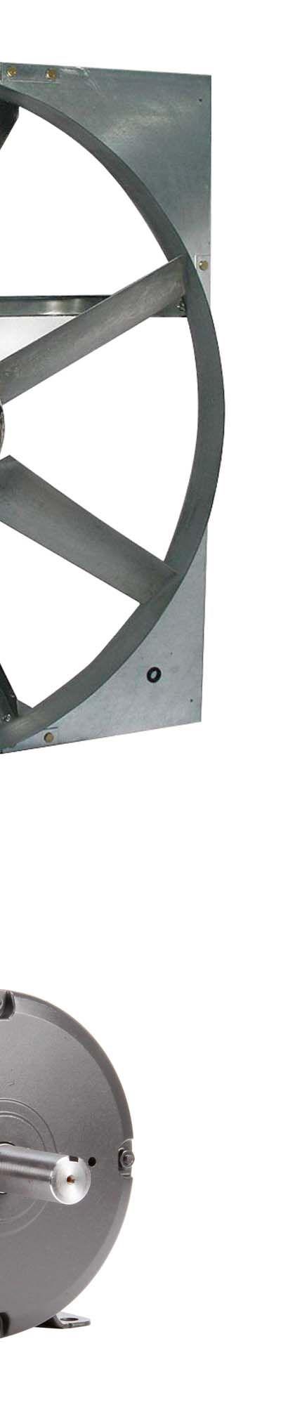 Dayton Exhaust Fan with Drive Package: Belt Drive - Belt-Drive Panel Exhaust Fans with Drive Package