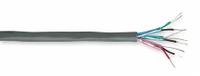 CAROL Communication Cable: 100 ft Cable Lg, 7 Strands, 22 AWG, Plenum, Comm Cable, PE, Gray, PVC (MPN C6040A). Key specifications — Application: Control Systems; Fire Rating: Plenum; Insulation Material: PE; Jacket Material: PVC; Manufacturer Part Number: C6040A; Product Type: Communication Cable; Shielding Material: Foil; Brand: CAROL.