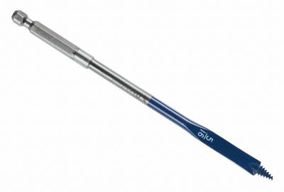 BOSCH Spade Drill Bit: 5/16 in Drill Bit Size, 6 in Overall Lg, Painted - Quick-Change Hex-Shank Flat Spade Drill Bits