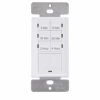 TORK Countdown Timer: 4 hr Max, 5 min Min, SPST, 120V AC, No Wall Plate Included, White (MPN R5M4HW). Key specifications — Brand: TORK; Includes Hold: No Hold Included.