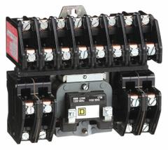 SQUARE D Lighting Magnetic Contactor: 12 Poles, 120V AC, 30 A (MPN 8903LO1200V02). Key specifications — attr948947: SQUARE D.