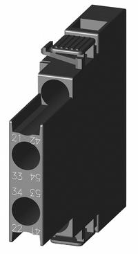 SIEMENS Auxiliary Contact Block: 1NO/1NC, Side Mount, Side-Mounted, 3RH29111DA11. Key specifications — Frame Size: S00; Brand: SIEMENS; Compatible with Series: SIRIUS 3RT2 Contactors.