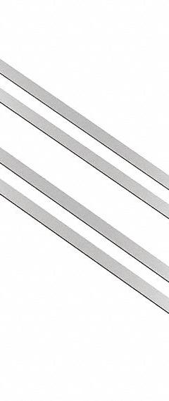 MIRREDGE Mirror Installation Kit: 2 in Overall Ht, 48 in Overall Wd, 1/8 in Overall Dp (MPN 24420). Key specifications — Brand: MIRREDGE; Corner Shape: Square; Finish: Mirror; Color: Clear; Material: Plastic; Lighted: No.