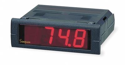 SIMPSON ELECTRIC Digital Panel Meter: 9,999 Display Span - Max, 85 V AC – 250 V AC - Temperature Digital Panel Meters