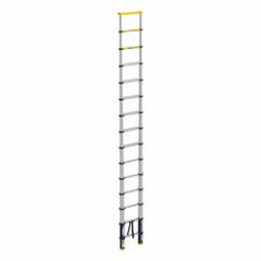 WERNER Ladder: 15 ft Ladder Size, Aluminum, 300 lb Load Capacity, 37 lb Wt, 12 ft Max Standing Ht (MPN TS1500). Key specifications — Brand: WERNER; Color: Yellow.
