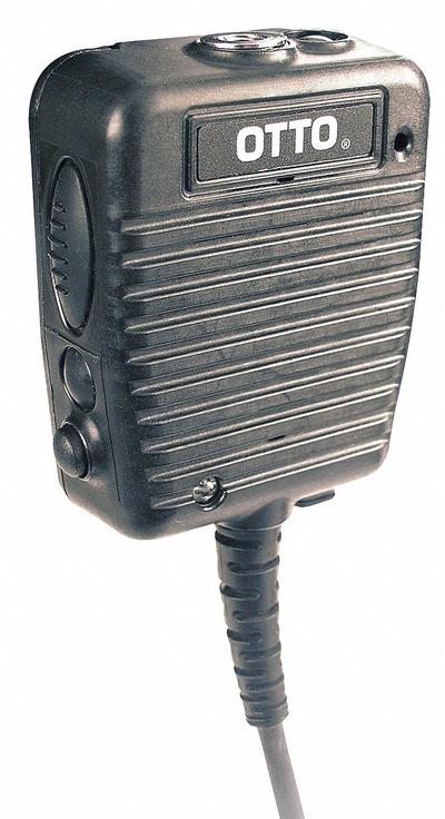 OTTO Speaker Microphone: Fits Motorola, 2.5 mm_3.5 mm Jack, Push To Talk, Waterproof - Motorola-Compatible Microphones & Speakers