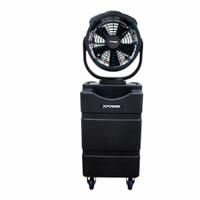 XPOWER Misting Fan: 3 Speeds, Oscillating, 115V AC (MPN FM-88WK2). Key specifications — Voltage: 115V AC; Product Type: Misting Fan; Brand: XPOWER; Number of Speeds: 3; Oscillation: Oscillating; Phase: Single.
