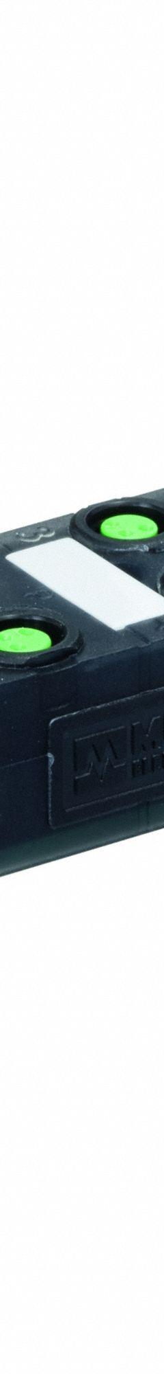 MURRELEKTRONIK M8 distribution block: EXACT8, 8 Ports, 3 Pole M8 Female (MPN 8000-88060-0000000). Key specifications — IP Rating: IP67; Features: Plastic Housing.