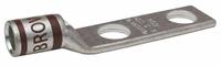 Compression Lug: For 2 AWG, Stranded Wire, 5/16 in Stud Size, Std, Copper Barrel (MPN 24D017). Key specifications — Inspection Hole: Yes; For Wire Type: Stranded; For Wire Sizes: 2 AWG; Brand: APPROVED VENDOR; Manufacturer Part Number: 24D017.