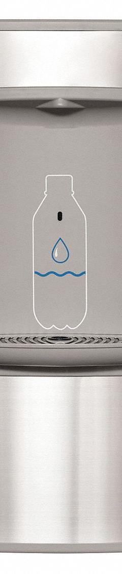 H2O TO GO Bottle Filler: On-Wall, Non-Refrigerated, Stainless Steel, Gray, Satin (MPN BF16). Key specifications — Housing Material: Stainless Steel; Housing Finish: Satin; Brand: H2O TO GO; Chilling Capacity: Non-Refrigerated.