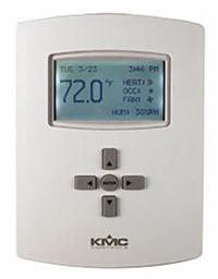KMC CONTROLS BACnet Controller: BACnet MS/TP, Air Handling Units/Fan Coil Units, Floating, Hardwired (MPN BAC-120136CW). Key specifications — Housing Color: White; Compatible System Type: Air Handling Units; Occupancy Sensor: Compatible with Occupancy Sensor; Temperature Adjustment: Floating; Wireless: Hardwired; Humidification Control: Yes; Dehumidification Control: Yes; Humidification/Dehumidification Control: Yes, Yes.