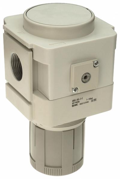SMC Regulator: Die-Cast Aluminum, 3/4 in NPT, 7.251887 psi to 123.2821 psi - SMC FRL Air Regulators