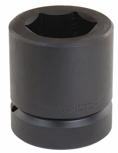 PROTO Impact Socket: 2 1/2 in Drive Size, SAE, 2 3/8 in Socket Size, 6-Point - 2-1/2" Drive Impact Sockets