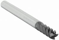 WIDIA HANITA Square End Mill: Carbide, AlTiN Coated, 4 Flute, 5/16" Mill Dia, 3/4" LOC, 4" OAL (MPN TM7S1508000)
