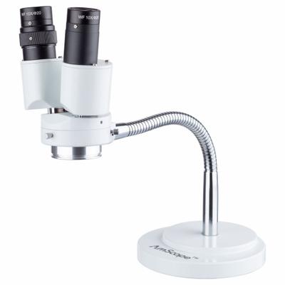 GLOBE SCIENTIFIC Microscope: Stereo, Binocular, 8X, 8X - Stereo Microscopes