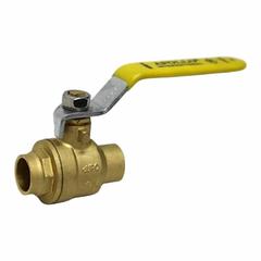 APOLLO Manual Two-Way Ball Valve: 1/2 in, Brass, Straight, Sweat x Sweat, Full Port Ball Port, Lever (MPN 94A20301). Key specifications — Brand: APOLLO; Handle: Lever.