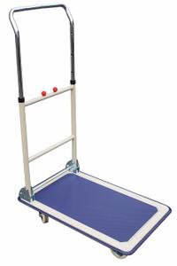 APPROVED VENDOR Platform Truck: 440 lb, 29 in L x 19 in W x 5 5/8 in H Deck, Solid, 20 ga Deck, Std (MPN 33H178). Key specifications — Side Panel Type: No Side Panels; Brand: APPROVED VENDOR; Color: Blue; Caster/Wheel Configuration: (2) Swivel.