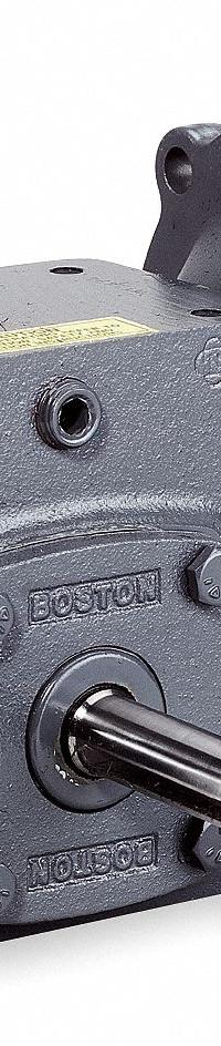 BOSTON GEAR Speed Reducer: 50:1, 35 RPM, 2.3 hp Input Max, 3280 in-lb Output Max, Round, 180TC/210C (MPN F738-50E-B9-G). Key specifications — attr665544: 180TC/210C; attr85418: BOSTON GEAR.