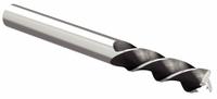 WIDIA HANITA Corner Radius End Mill: Carbide, 3 Flute, 3/16" Mill Dia, 5/8" LOC, 0.015" Rad, 2" OAL (MPN 3A19E05011RAT UNCOATED)