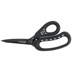CLAUSS Shear: Right-Hand, 10 in Overall Lg, Partially Serrated, Titanium Bonded, Pointed, Black (MPN 20375). Key specifications — attr308500: Titanium Bonded; attr308502: Black; attr308505: Right-Hand; attr308522: Rope; attr324896: CLAUSS.