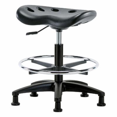 APPROVED VENDOR Stool: Polyurethane, Ht Range 19 in to 26 1/2 in, 17 in Seat Wd, 14 in Seat Dp - Polyurethane Lab Stools