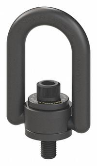 ADB HOIST RINGS Hoist Ring: Pivot/Swivel, Black Oxide-Coated Steel, 5/8"-11, Max. 4,000 lb (MPN 33614). Key specifications — attr994472: ADB HOIST RINGS; attr994492: 5/8"-11; attr998493: Pulling.