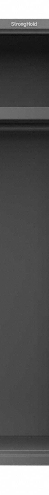 STRONG HOLD Locker: 72 in x 24 in x 75 in, Ventilated, 1 Tiers, 3 Units Wide, Padlock Hasp, Steel (MPN 66-3H-24-1T-L). Key specifications — Brand: STRONG HOLD; Locker Color: RAL 7037 "Dusty Gray"; Door Type: Ventilated; Locker Material: Steel; Assembled: Assembled; Number Plate Included: No.
