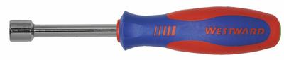 WESTWARD Hollow Round Shank Nut Driver: Straight, Metric, Without Magnetized Tip - Standard Nut Drivers