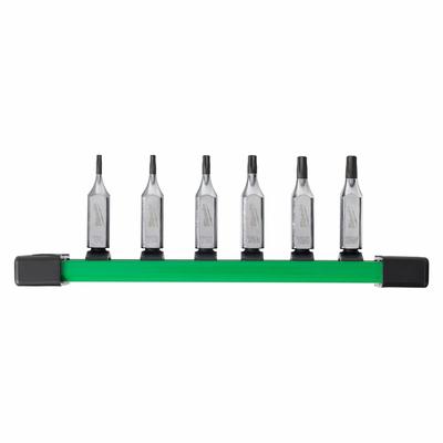 MILWAUKEE Socket Bit Set: 1 - 25 Pieces, 1/4 in Drive Size, 6 Pieces, T8 to T27 Tip Size Range - Torx Bit Socket Sets