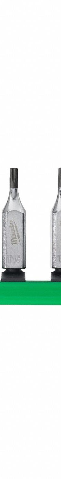 MILWAUKEE Socket Bit Set: 1 - 25 Pieces, 1/4 in Drive Size, 6 Pieces, T8 to T27 Tip Size Range, Torx (MPN 48-22-9530). Key specifications — attr1216280: Fixed Insert; attr1216283: MILWAUKEE; attr1225718: T8 to T27; attr1227491: 1/4 in.
